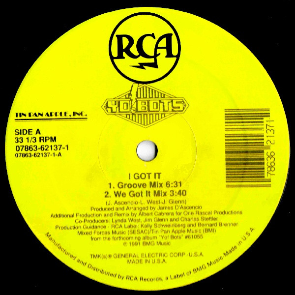 YO!BOTS - I Got It | RCA (07863 62137-1) - 3 YO!BOTS - I Got It | RCA (07863 62137-1) - 3