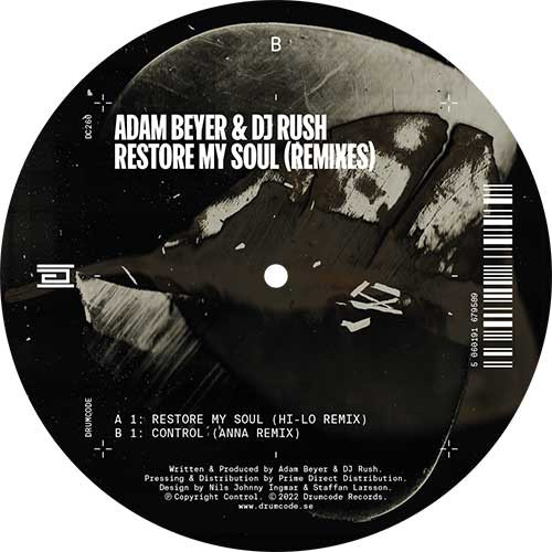 Adam Beyer & DJ Rush - Restore My Soul (Remixes) | Drumcode (DC260) - 2