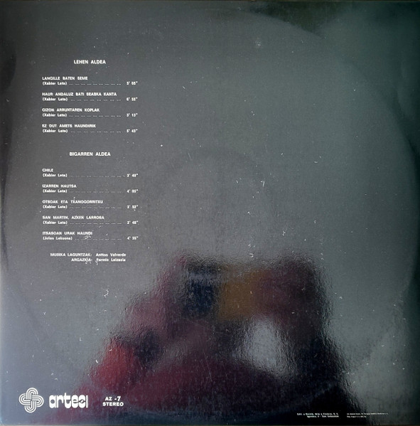 Xabier Lete - Kantatzera Noazu | Artezi (AZ-7) - 4