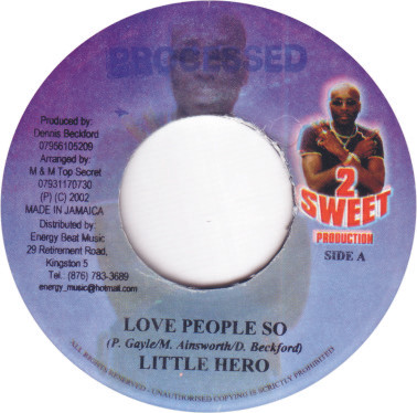 Little Hero / Ghandi - Love People So / Bruck Gal | 2 Sweet Production (none)