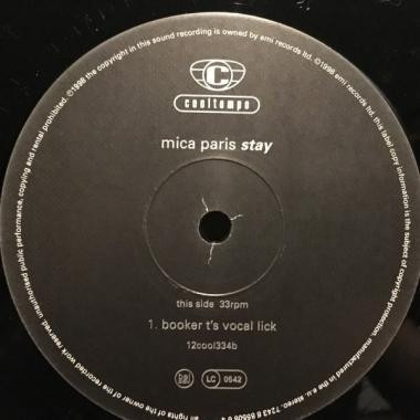 Mica Paris - Stay | Cooltempo (12COLDJS 334) - 2