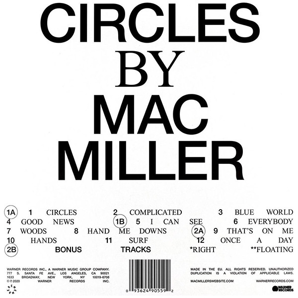 Mac Miller - Circles | Warner Records (093624905592) - 2 Mac Miller - Circles | Warner Records (093624905592) - 2