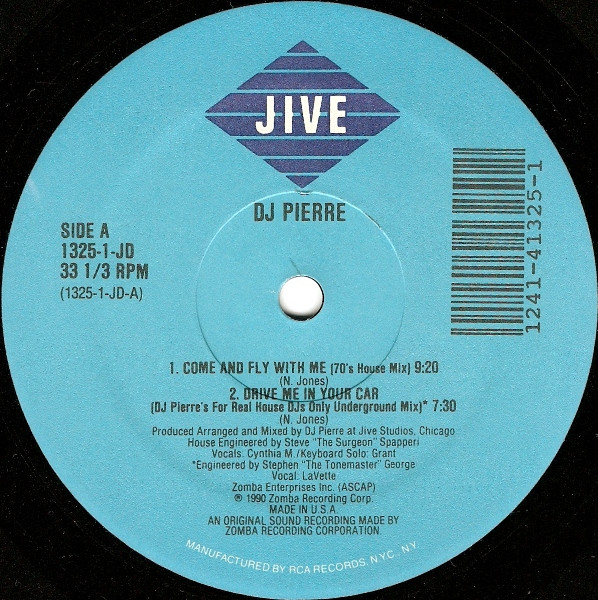 DJ Pierre - Come And Fly With Me | Jive (1325-1-JD) - 2