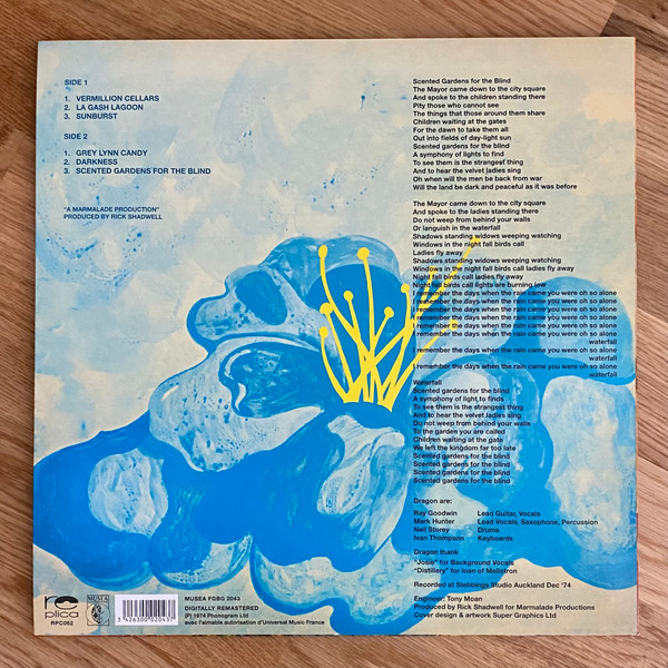 Dragon - Scented Gardens For The Blind | Replica Records (RPC062) - 3