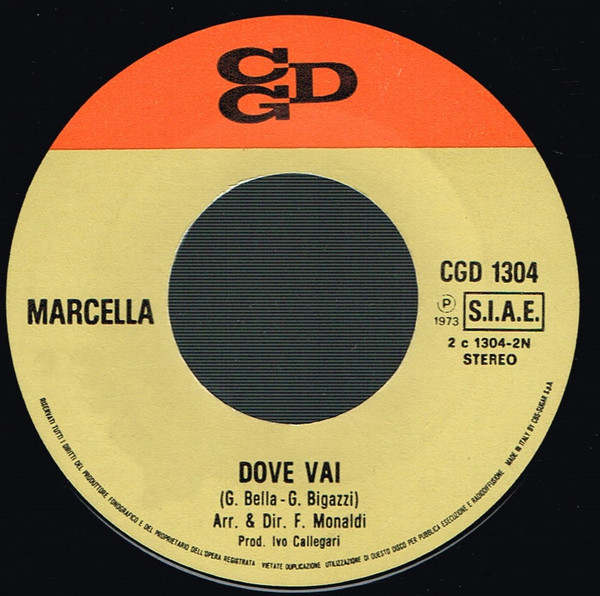 Marcella Bella - Io, Domani | CGD (CGD 1304) - 4