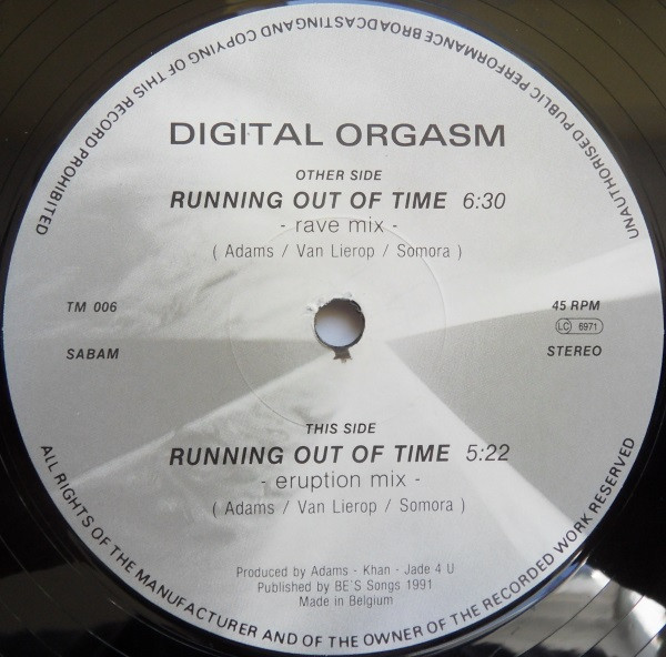 Digital Orgasm - Running Out Of Time | Trance Mission (TM 006) - 4