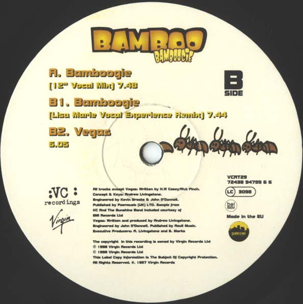 Bamboo - Bamboogie | VC Recordings (VCRT29) - 4 Bamboo - Bamboogie | VC Recordings (VCRT29) - 4