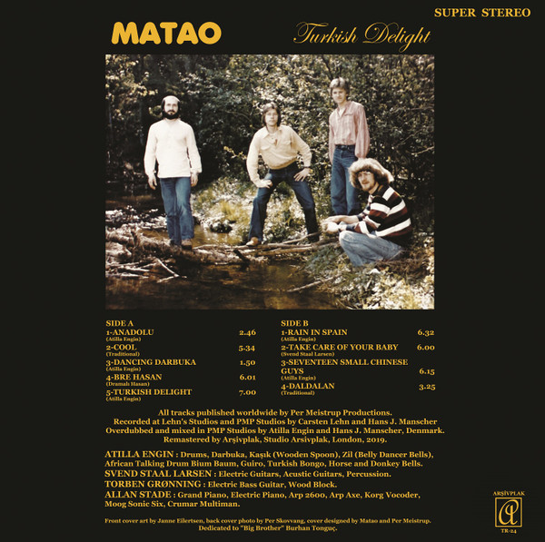 Matao With Atilla Engin - Turkish Delight | Arsivplak (TR24) - 2