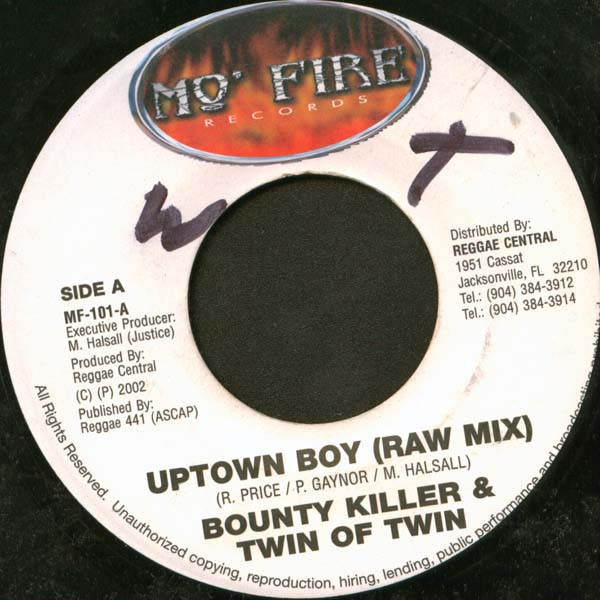 Bounty Killer & Twin Of Twin - Uptown Boy | Mo Fire Records (none)