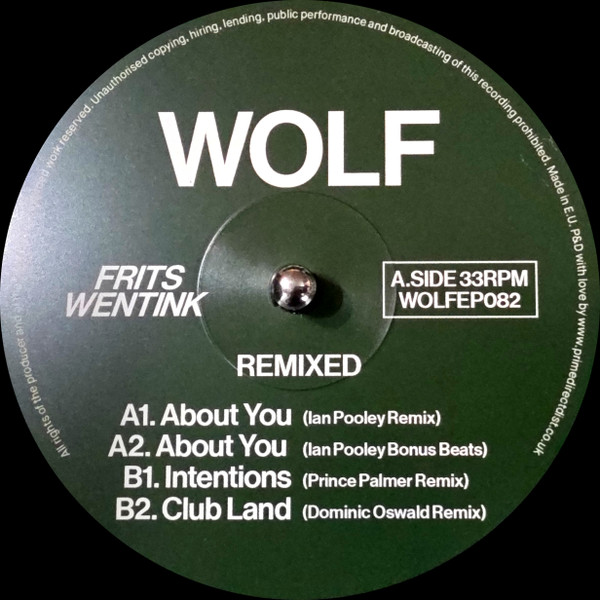 Frits Wentink - Remixed | Wolf Music Recordings (WOLFEP082)