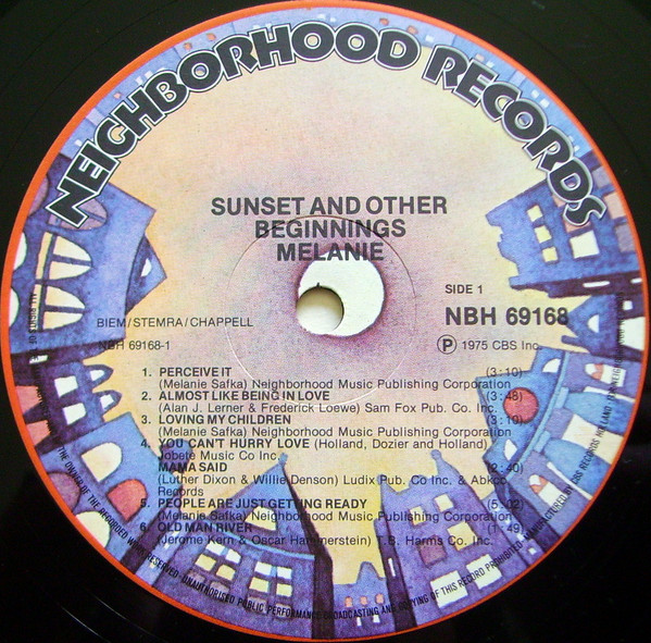 Melanie - Sunset And Other Beginnings | Neighborhood Records (NBH 69168) - 3 Melanie - Sunset And Other Beginnings | Neighborhood Records (NBH 69168) - 3