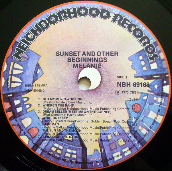 Melanie - Sunset And Other Beginnings | Neighborhood Records (NBH 69168) - 4 Melanie - Sunset And Other Beginnings | Neighborhood Records (NBH 69168) - 4