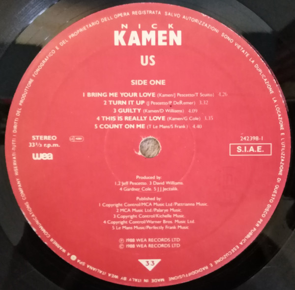 Nick Kamen - Us | WEA (242398-1) - 3