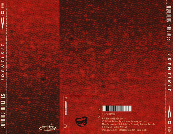 Burning Airlines - Identikit | DeSoto Records (BU36) - 2 Burning Airlines - Identikit | DeSoto Records (BU36) - 2