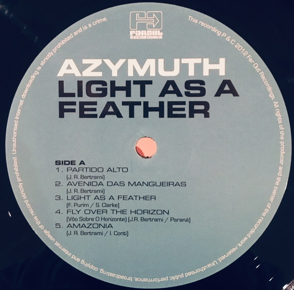 Azymuth - Light As A Feather | Far Out Recordings (FARO170LP) - 3 Azymuth - Light As A Feather | Far Out Recordings (FARO170LP) - 3
