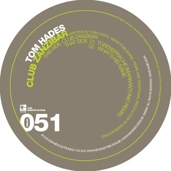 Tom Hades - Club Zanzibar | MB Elektronics (MBELEK051)