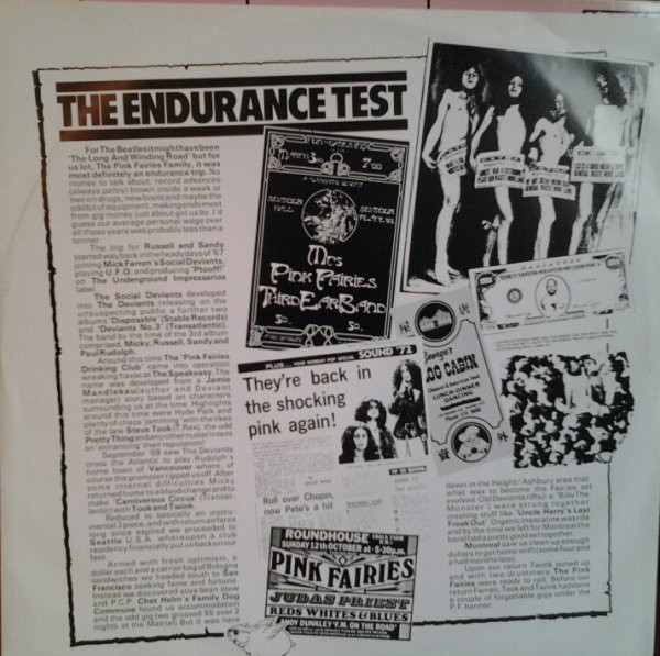 The Pink Fairies - Live At The Roundhouse 1975 | Big Beat Records (WIK 14) - 3