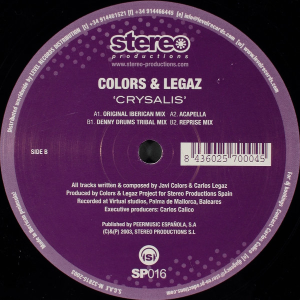 Colors & Legaz - Crysalis | Stereo Productions (SP016)