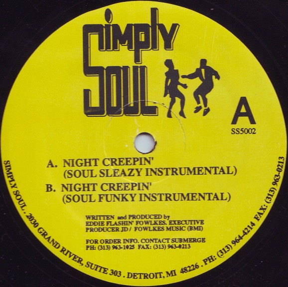 Eddie Fowlkes - Night Creepin' | Simply Soul (SS 5002)