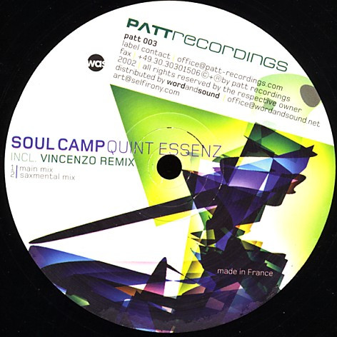 Soul Camp - Quint Essenz | Patt Recordings (patt003)