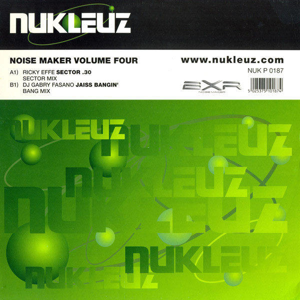 Ricky Effe / Gabry Fasano - Noise Maker Volume Four | Nukleuz (NUK P 0187)