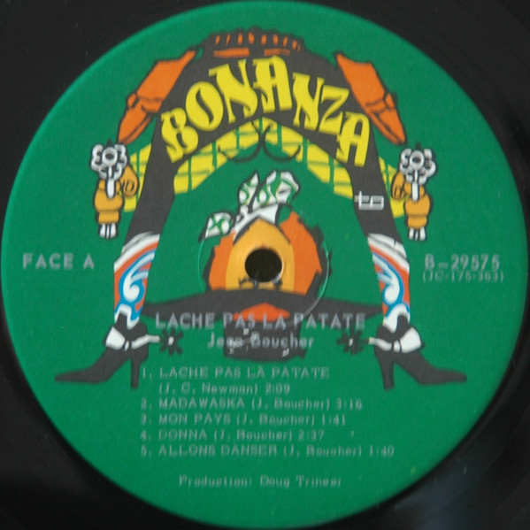 Jean Boucher - Lache Pas La Patate | Bonanza (B 29575) - 3