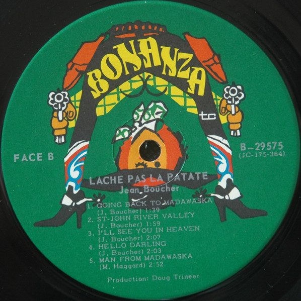 Jean Boucher - Lache Pas La Patate | Bonanza (B 29575) - 4