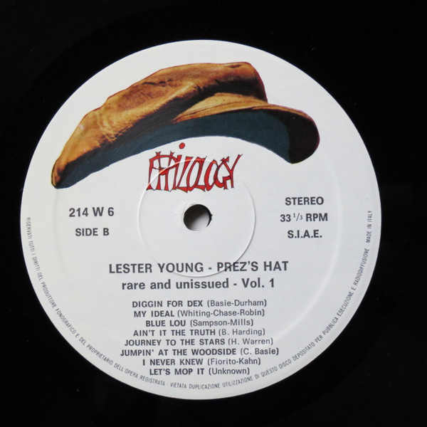 Lester Young - Prez's Hat Vol. 1 | Philology (214 W 6) - 4