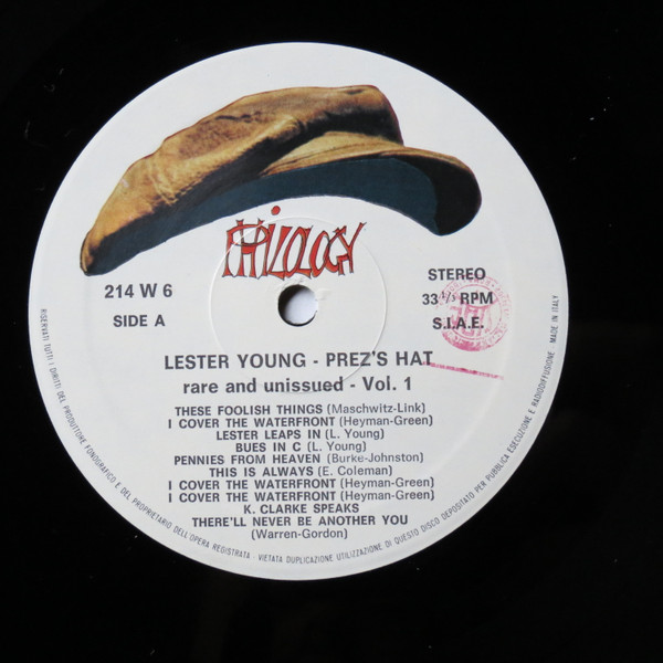 Lester Young - Prez's Hat Vol. 1 | Philology (214 W 6) - 3