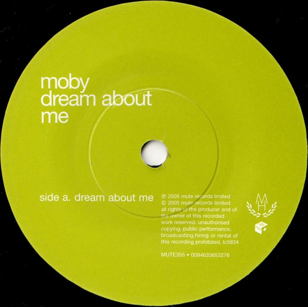 Moby - Dream About Me | Mute (MUTE 355) - 3