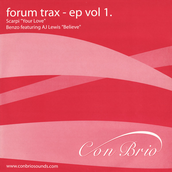 Various - Forum Trax - EP Vol 1. | Con Brio (CONBRIO 003) - main Various - Forum Trax - EP Vol 1. | Con Brio (CONBRIO 003) - main
