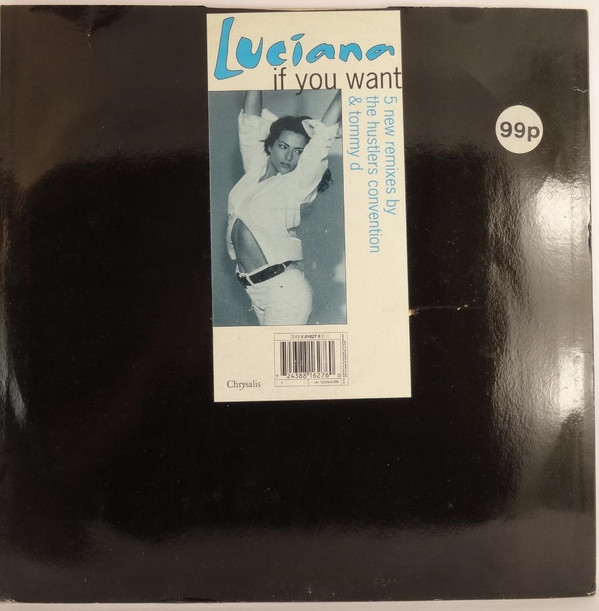 Luciana - If You Want | Chrysalis (12chsx5009)