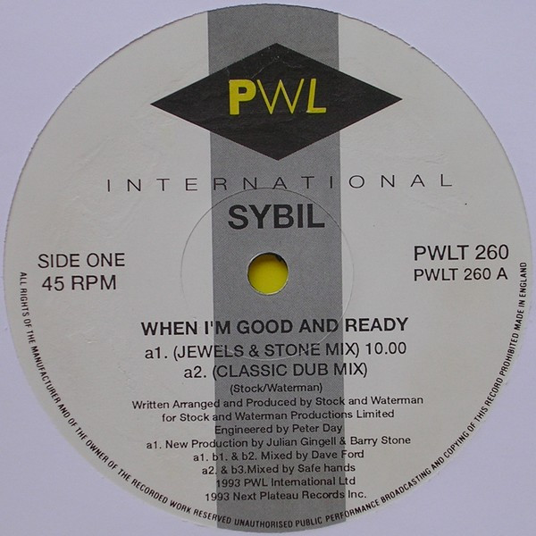 Sybil - When I'm Good And Ready | PWL International (PWLT 260) - 3 Sybil - When I'm Good And Ready | PWL International (PWLT 260) - 3