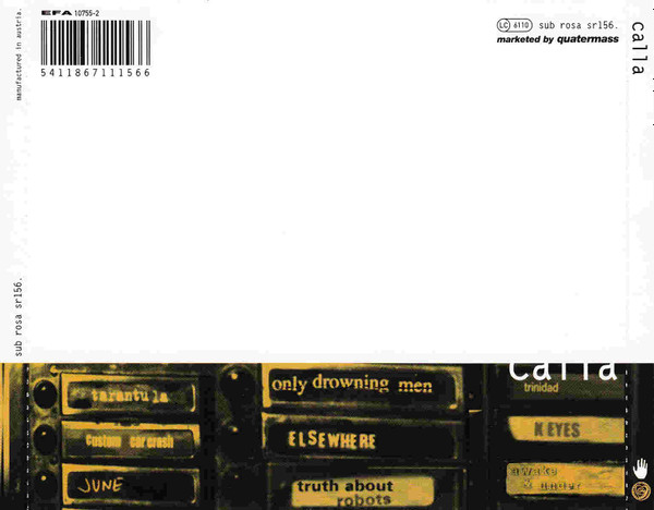 Calla - Calla | Sub Rosa (sr156) - 2