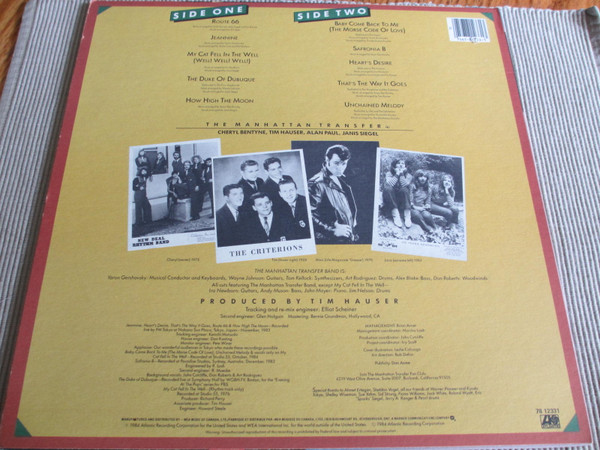 The Manhattan Transfer - Bop Doo-Wopp | Atlantic (78 12331) - 3