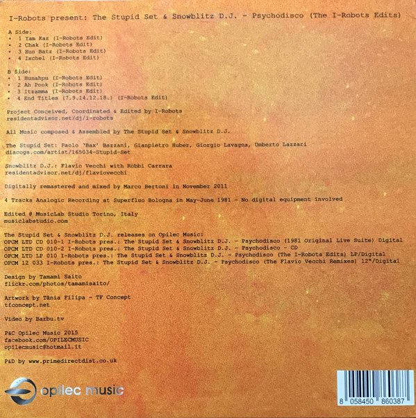 I-Robots Present Stupid Set & Snowblitz - Psychodisco (The I-Robots Edits) | Opilec Music (OPCMLTDLP010)