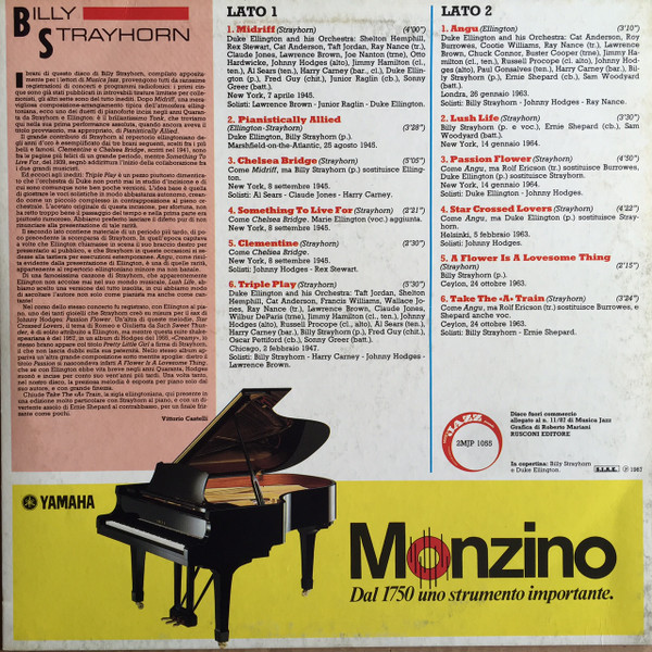 Billy Strayhorn - Billy Strayhorn | Musica Jazz (2MJP 1055) - 3 Billy Strayhorn - Billy Strayhorn | Musica Jazz (2MJP 1055) - 3