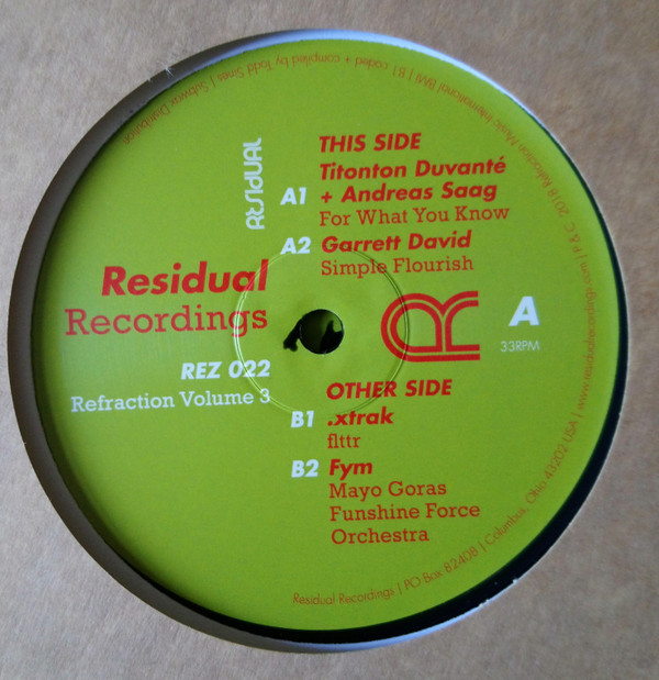 Various - Refraction Volume 3 | Residual Recordings (REZ 022)