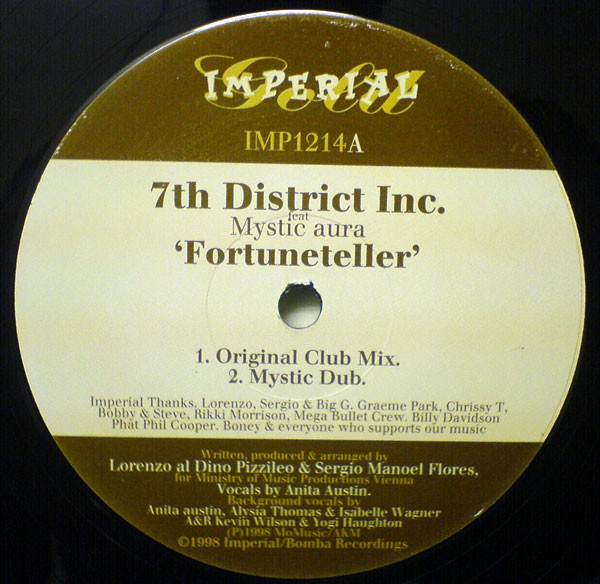 7th District Inc. Feat Mystic Aura - Fortuneteller | Imperial Recordings (IMP1214)