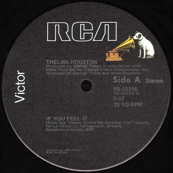 Thelma Houston - If You Feel It | RCA Victor (PD-12216)