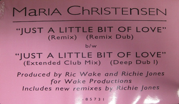 Maria Christensen - Just A Little Bit Of Love | Atlantic (0-85731) - 3 Maria Christensen - Just A Little Bit Of Love | Atlantic (0-85731) - 3