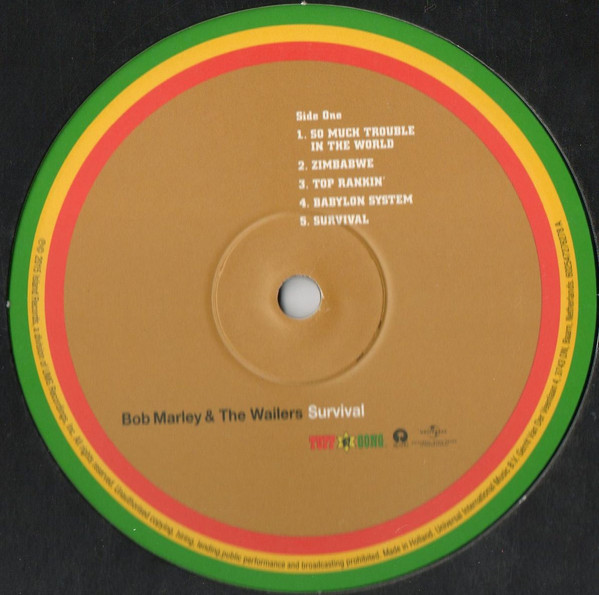 Bob Marley & The Wailers - Survival | Tuff Gong (602547276278) - 2