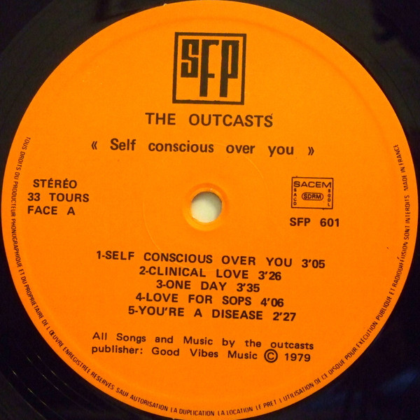 The Outcasts - Self Conscious Over You | Blitzkrieg Records (8601) - 3 The Outcasts - Self Conscious Over You | Blitzkrieg Records (8601) - 3