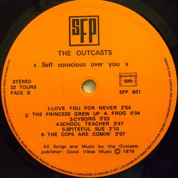 The Outcasts - Self Conscious Over You | Blitzkrieg Records (8601) - 4 The Outcasts - Self Conscious Over You | Blitzkrieg Records (8601) - 4