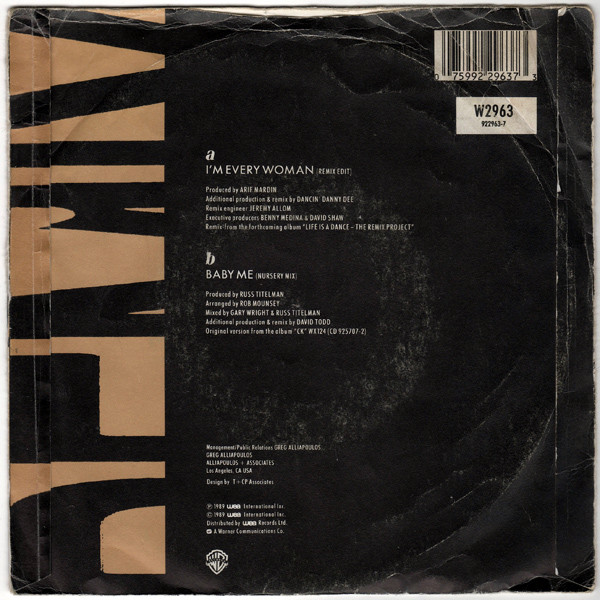 Chaka Khan - I'm Every Woman (Remix) | Warner Bros. Records (W 2963) - 2