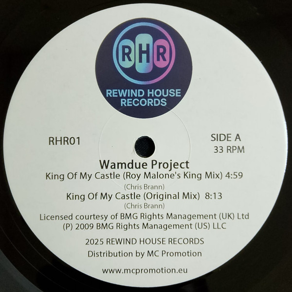 Wamdue Project - King Of My Castle | Rewind House Records (RHR01) - 3
