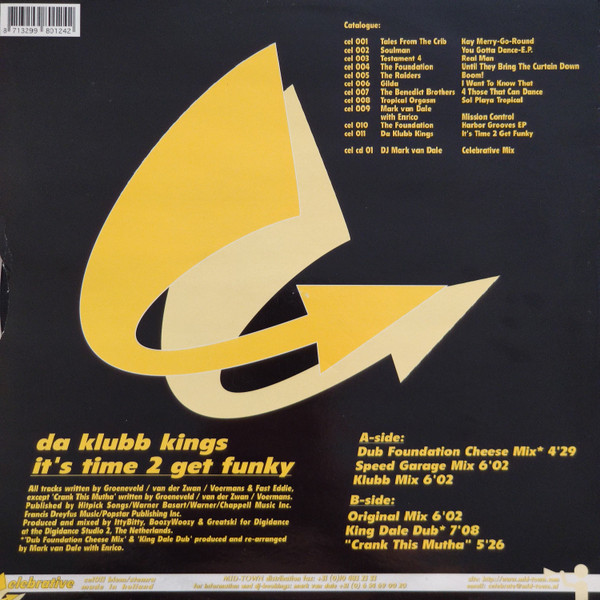 Da Klubb Kings - It's Time 2 Get Funky | Celebrative (cel 011) - 3