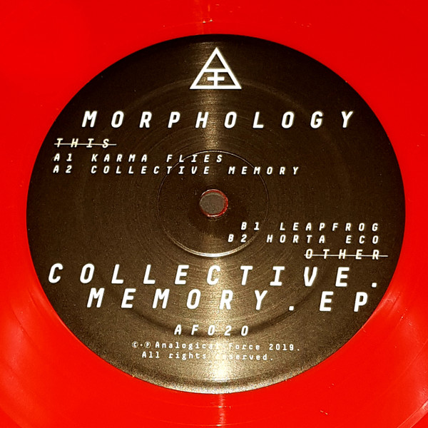 Morphology - Collective Memory EP | Analogical Force (AF020) - 3