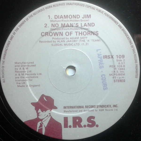 Crown Of Thorns - World Radio | I.R.S. Records (IRSX 109) - 3