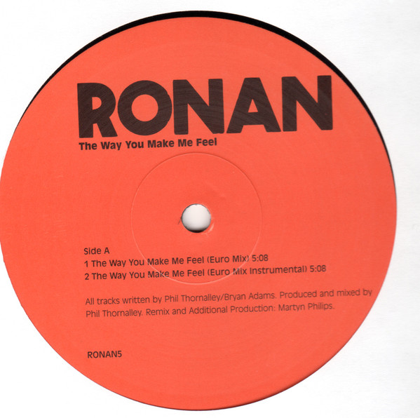 Ronan Keating - The Way You Make Me Feel | Not On Label (Ronan5) - 2